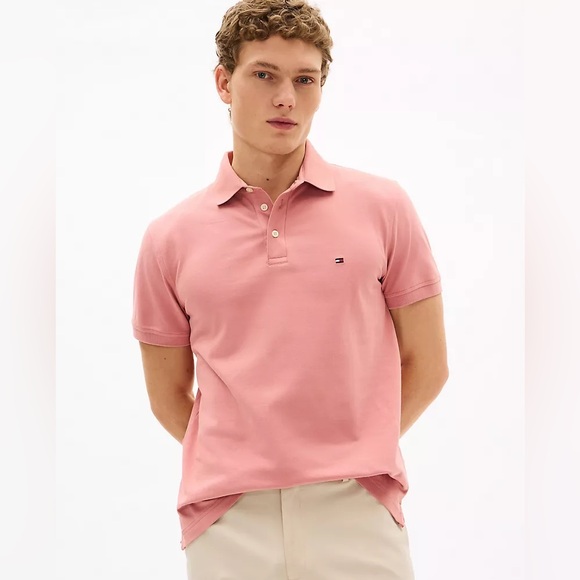 Tommy Hilfiger Other - Tommy Hilfiger Men's Pink Polo Shirt